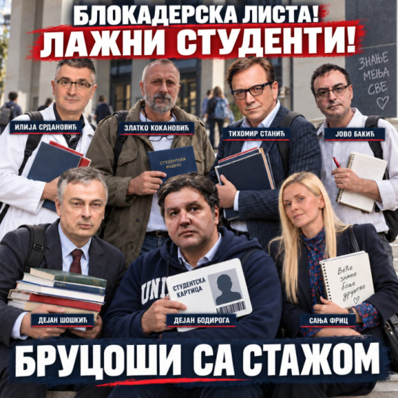 Razlika od čak 1.750 godina: Evo koliki je prosek starosti "studentske liste", a koliki "Ujedinjene Srbije"