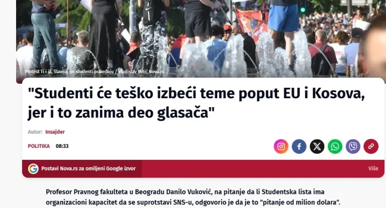 Blokaderski mediji potvrđuju: Studentska lista nema politiku; Nemaju odgovore na ključna pitanja