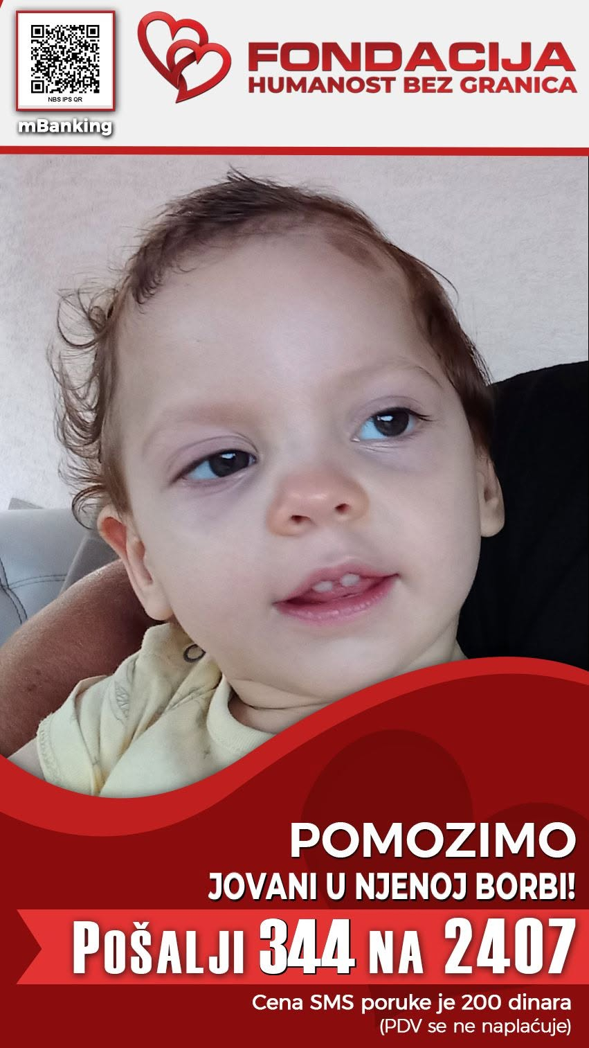 Mala Jovana vodi veliku životnu bitku: Pošalji SMS 334 na 2407