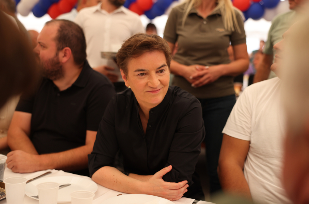 Brnabić: Razgovor o važnim temama u selu Ostra; Zaključak je jedan: Vučić – ujedinjena Srbija VIDEO
