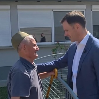 Mali sa domaćinom u Goriću: "Dobro mi došao, ministre"; "Uplašio sam se da nisu blokaderi" VIDEO