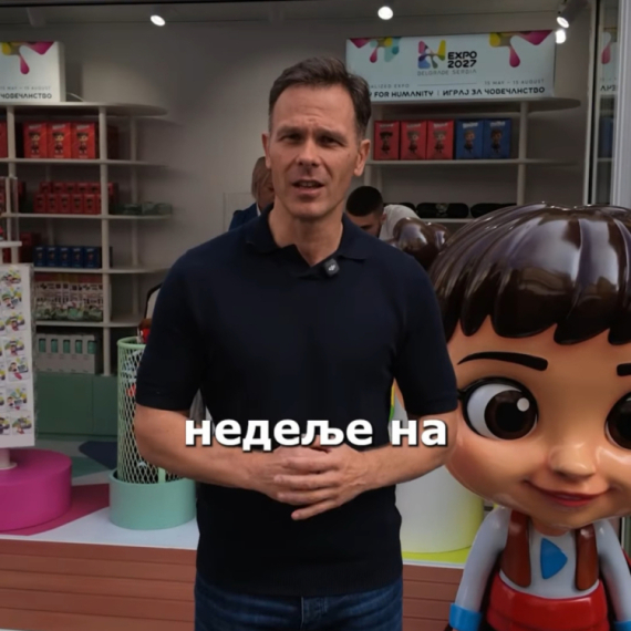 Rastko i Milica stigli u Knez Mihailovu: Otvorena prva EXPO 2027 prodavnica VIDEO