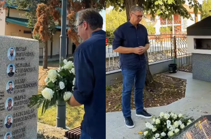Vučić položio vence u Malom Orašju i Duboni: Nemate šta da kažete, samo zaplačete VIDEO