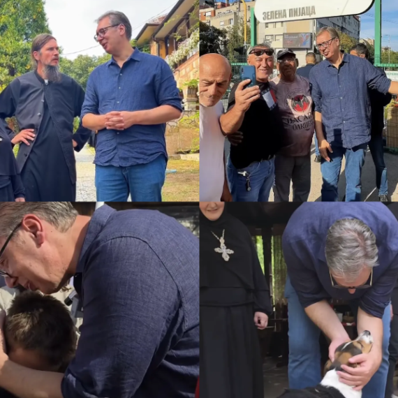 Vučić sa narodom u Velikoj Plani; Posetio manastir Koporin; "Hoćemo ujedinjenu Srbiju" VIDEO