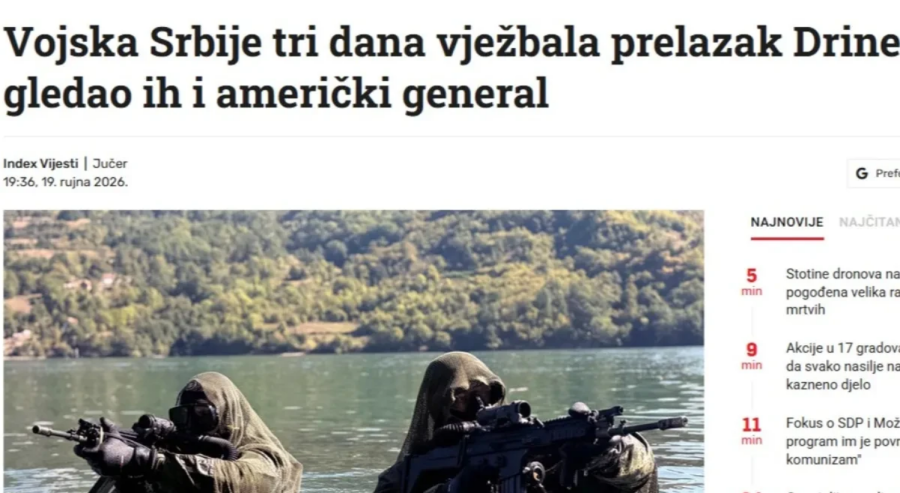 Hrvati budno prate razvoj naše vojske; Jasno je zašto im Vučić smeta i zasto promovišu studentsku listu