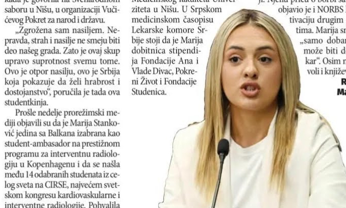 Blokaderi džaba pokušavaju i podsmevaju se; Marija Stanković nema mrlju u biografiji FOTO