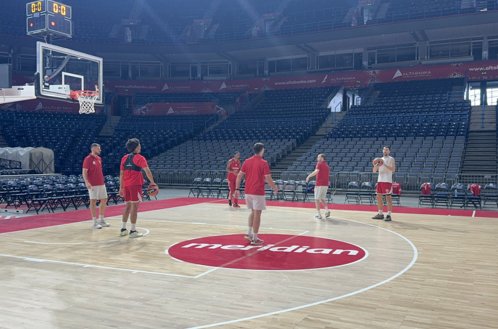 B92.sport na treningu Zvezde: Crveno-beli spremni za start Evrolige VIDEO