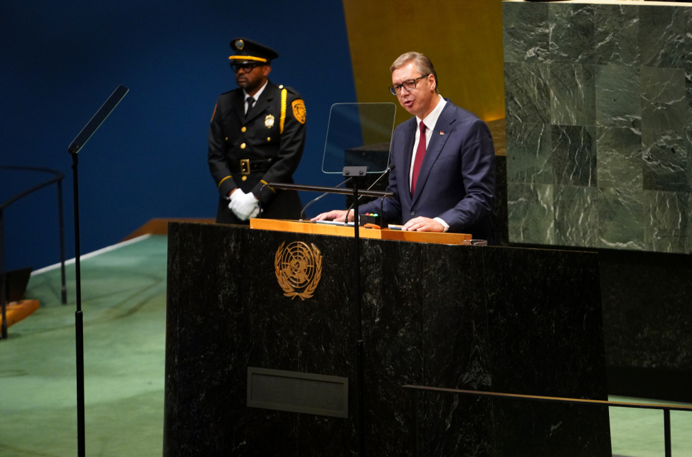 Vučić addresses UN General Assembly: They trampled on Serbia, but didn't defeat it; We'll defend our integrity