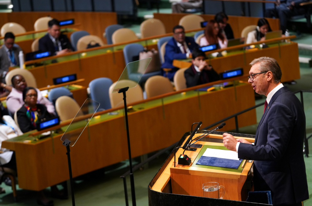 SPO: Obraćanje Vučića na GS UN primer državničke odgovornosti i dosledne borbe za nacionalne interese