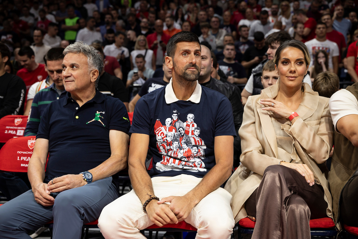 Novak Đoković prati Zvezdu na otvaranju Evrolige
