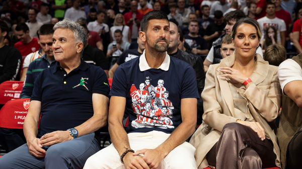 Novak Đoković na Zvezdinom otvaranju Evrolige