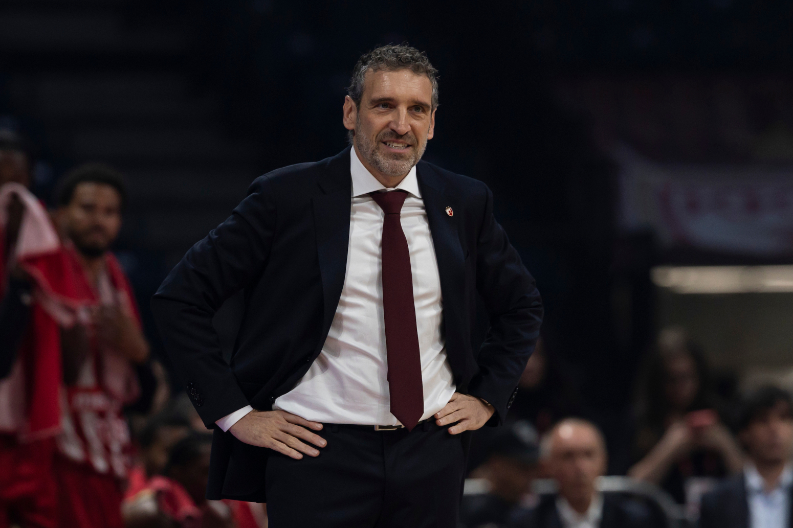 Ibon Navaro konferencija, trener Crvene zvezde posle Žalgirisa