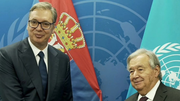 Vučić otvoreno sa Guterešom: "Razgovor o situaciji na KiM i Rezoluciji 1244" VIDEO