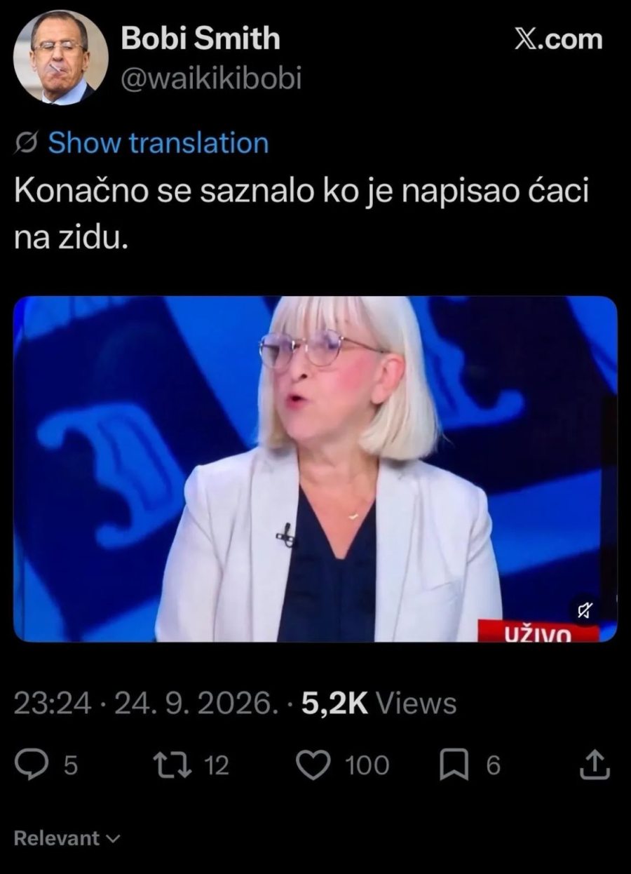 Blokaderi konačno raskrinkani; Konačno se saznalo ko je napisao ćaci na zidu