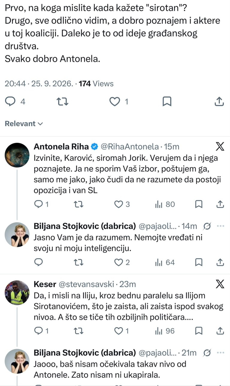 Bukti novi rat među blokaderima: Ne dopadaju nam se vaši sirotani sa liste FOTO