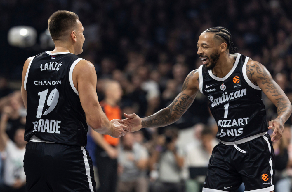 Gudurić rešeta – Partizan vodi u Areni
