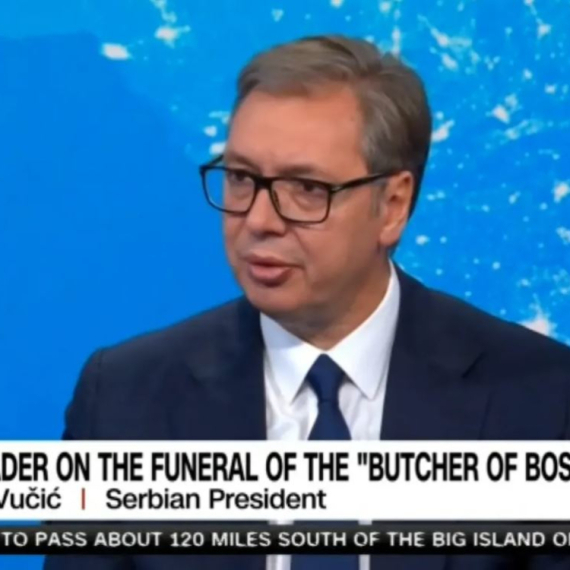 Aleksandar Vučić na CNN-u o sahrani Ratka Mladića: "Mi ne treba da se pravdamo"