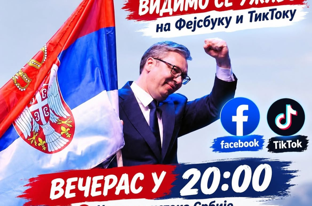 Vučić se obraća svojim pratiocima večeras u 20 časova; Negde sa istoka Srbije FOTO