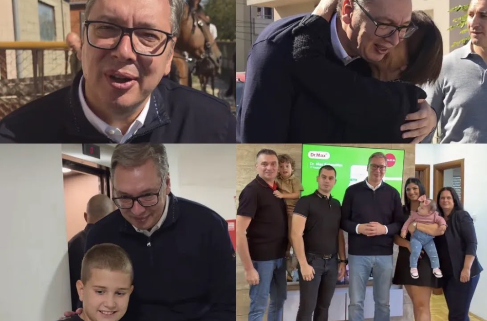 Vučić obilazi Požarevc i okolinu; Građani ga dočekali aplauzom; Posetio porodicu koja je uzela kredit za mlade