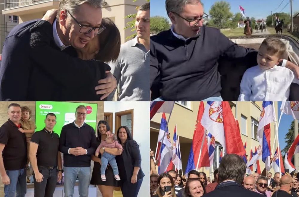 Vučić obilazi Požarevac i okolinu; Dočekan aplauzom; Posetio porodicu koja je uzela kredit za mlade VIDEO