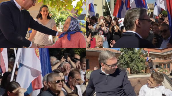 Vučić sa narodom: Veliki doček u Boru; "Pred nama su neizvesni izbori"; Razgovarao sa građanima FOTO/VIDEO
