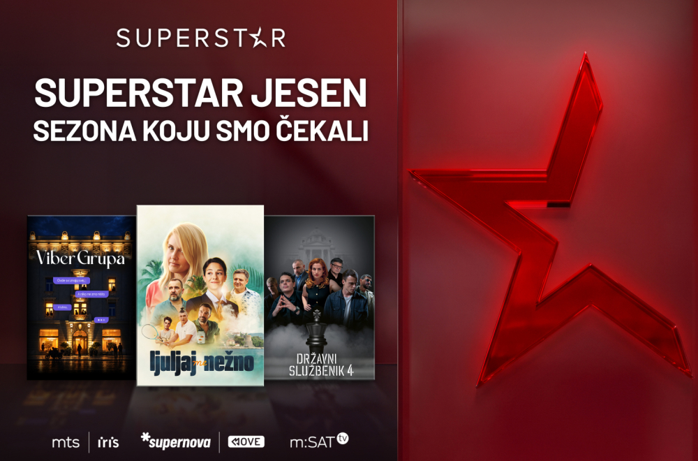 Nova jesenja programska šema Superstar TV-a donosi premijere i povratak velikog hita