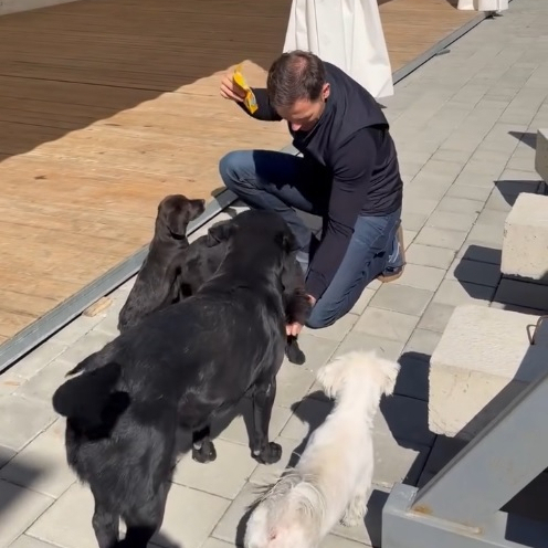 Mali pokazao štence koji čuvaju Ekspo kamp: "Između sastanaka morao sam malo da se poigram" VIDEO
