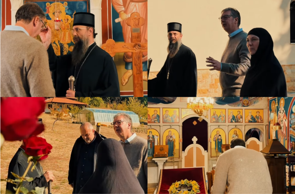 Vučić sa narodom u Donjoj Kamenici; Čuo sam se sa Ljiljanom; Blokaderi nemaju kapacitet za vođenje države