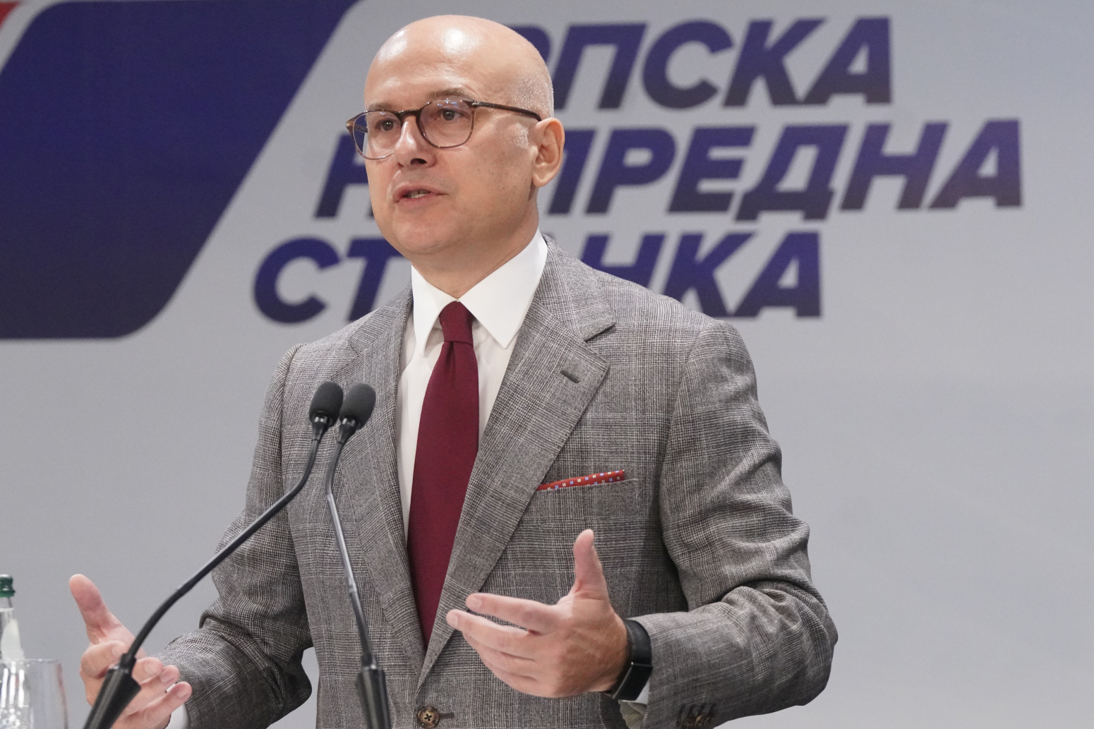 Vučević poziva na podršku listi „Aleksandar Vučić – Ujedinjena Srbija“ nakon skupa u Kragujevcu