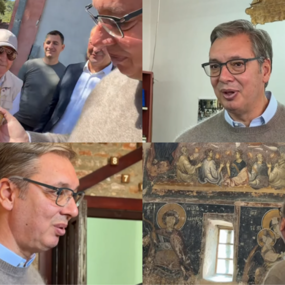 Vučić sa narodom u Donjoj Kamenici: "Blokaderi postaju sve nervozniji. Vreme istine se približava"