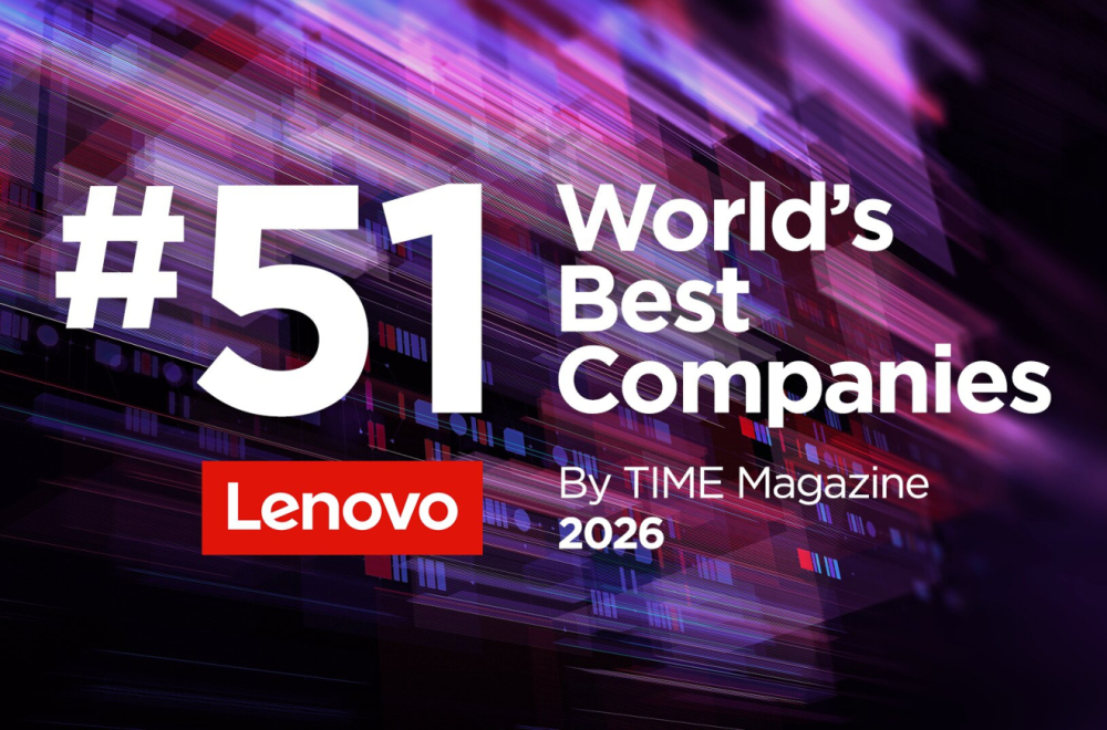 Lenovo među najboljim kompanijama na svetu prema listi magazina TIME za 2026. godinu