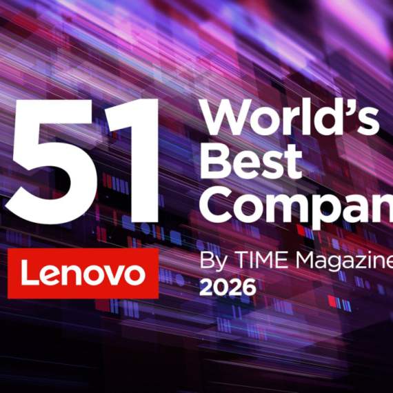 Lenovo među najboljim kompanijama na svetu prema listi magazina TIME za 2026. godinu