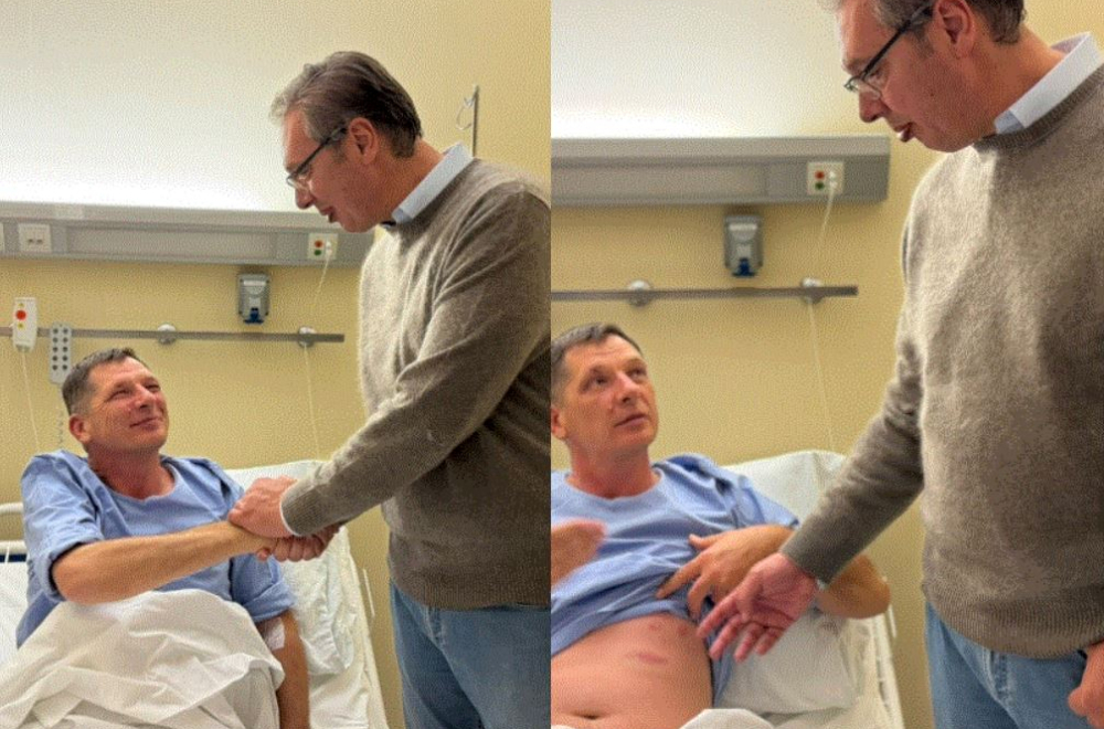 Vučić u Nišu obišao povređenog aktivistu SNS kojeg su napali blokaderi; Sin još uvek ne zna šta se desilo