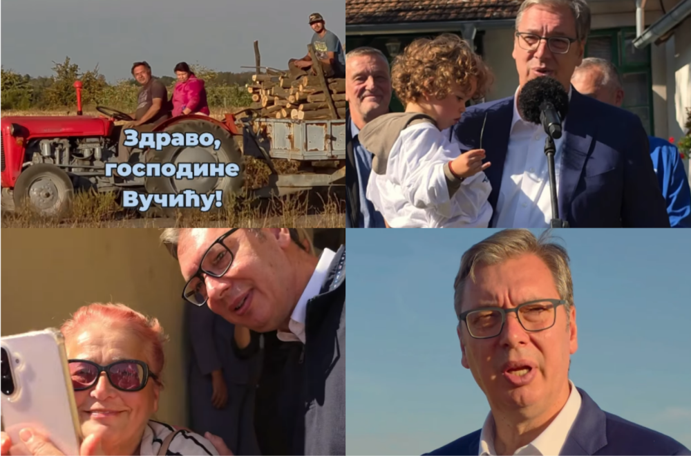 Vučić sa narodom: "Neko se uvek javi baš kad krenemo da snimamo"; "Najlepši su susreti sa ljudima" VIDEO
