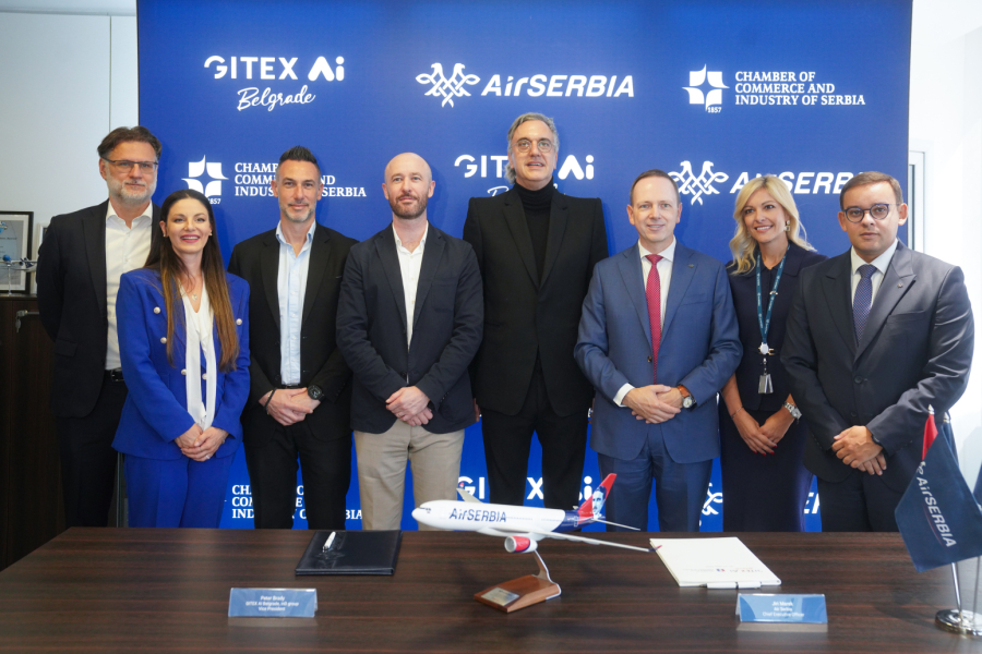 Er Srbija potpisala strateško partnerstvo sa manifestacijom GITEX AI Beograd