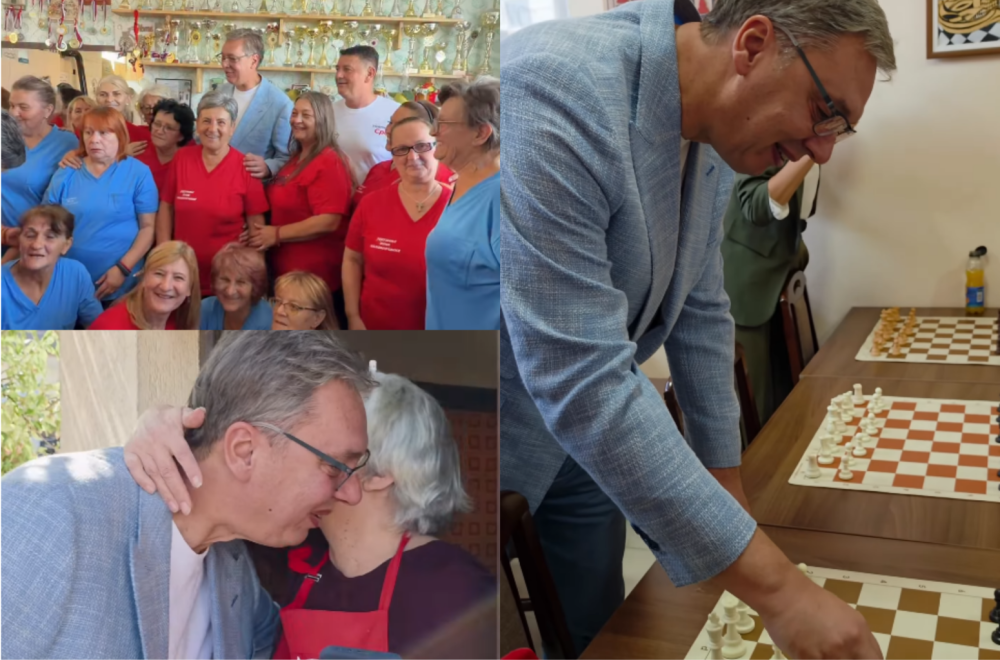 Vučić sa narodom u Starom Slankamenu; Naš narod je moja najveća snaga; Žene su stub zemlje FOTO/VIDEO