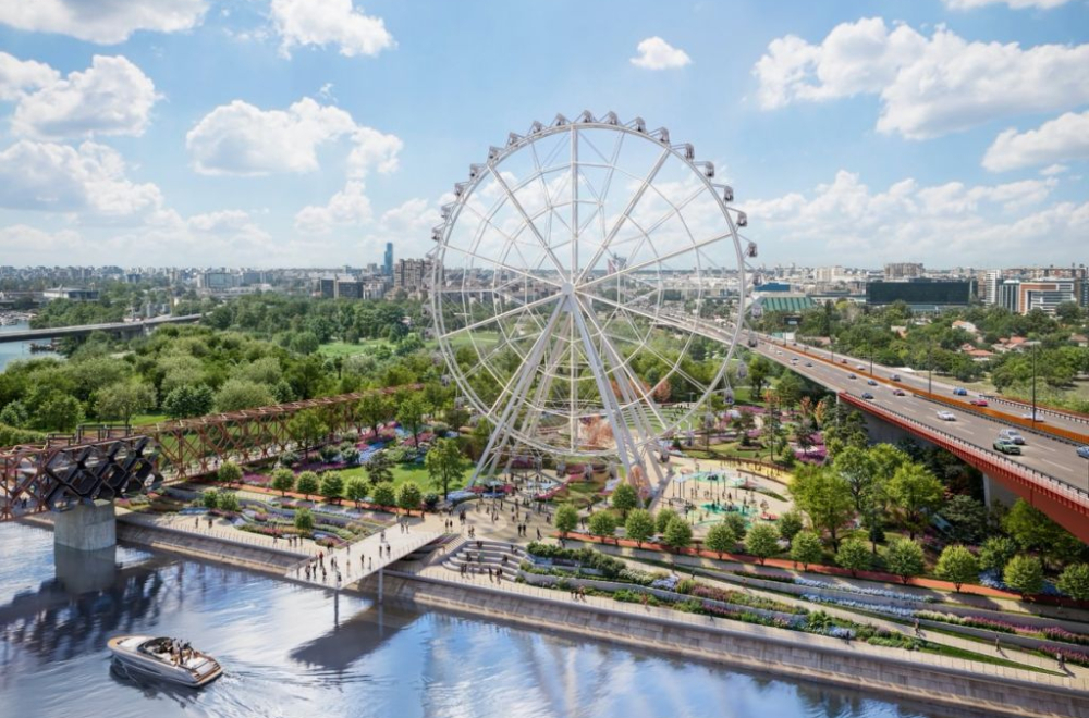Sve je spremno za panoramski točak na Savi: Belgrade Eye biće visok 80 metara i imaće 40 kabina