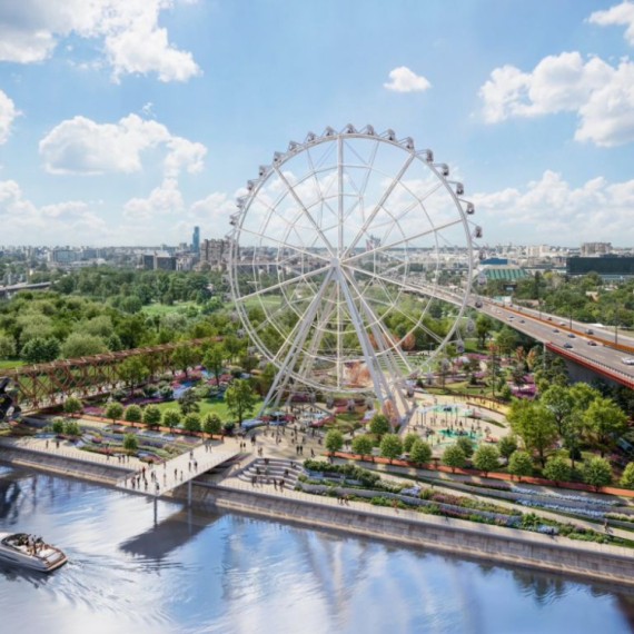 Sve je spremno za panoramski točak na Savi: "Belgrade Eye" biće visok 80 metara i imaće 40 kabina