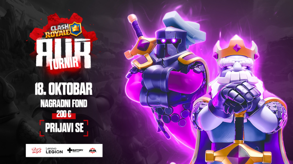 RUR vas poziva na novi Clash Royale turnir – Borite se za nagradni fond od 200 evra!