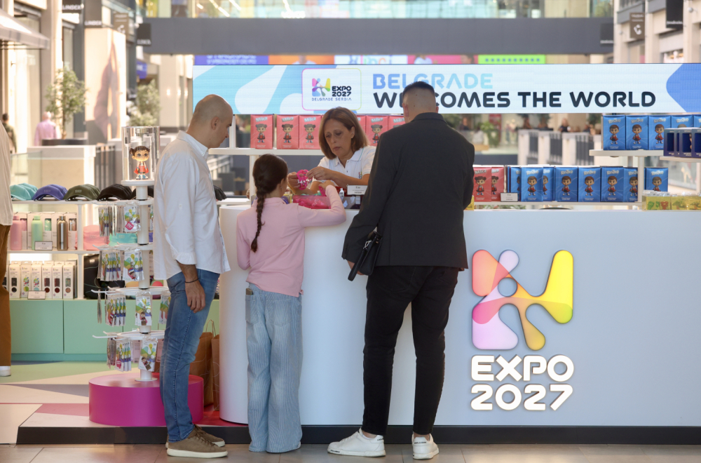 Otvorena EXPO 2027 prodavnica u Galeriji: U ponudi preko 200 proizvoda FOTO