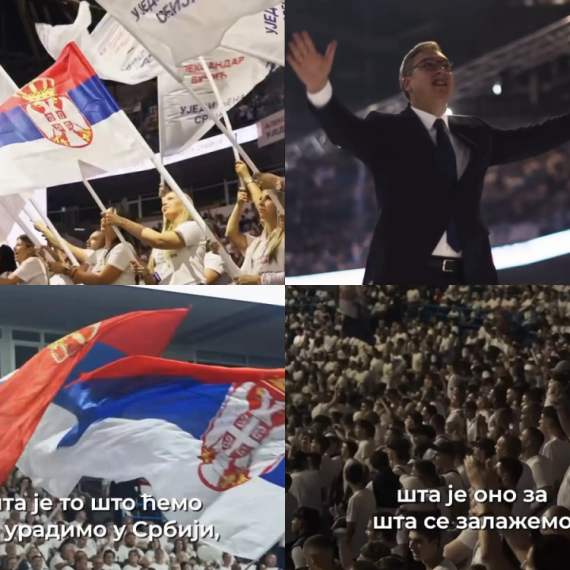Vučić: "Njihov program je da okreću pedale i šire mržnju, a naš program je da radimo i rešavamo probleme"
