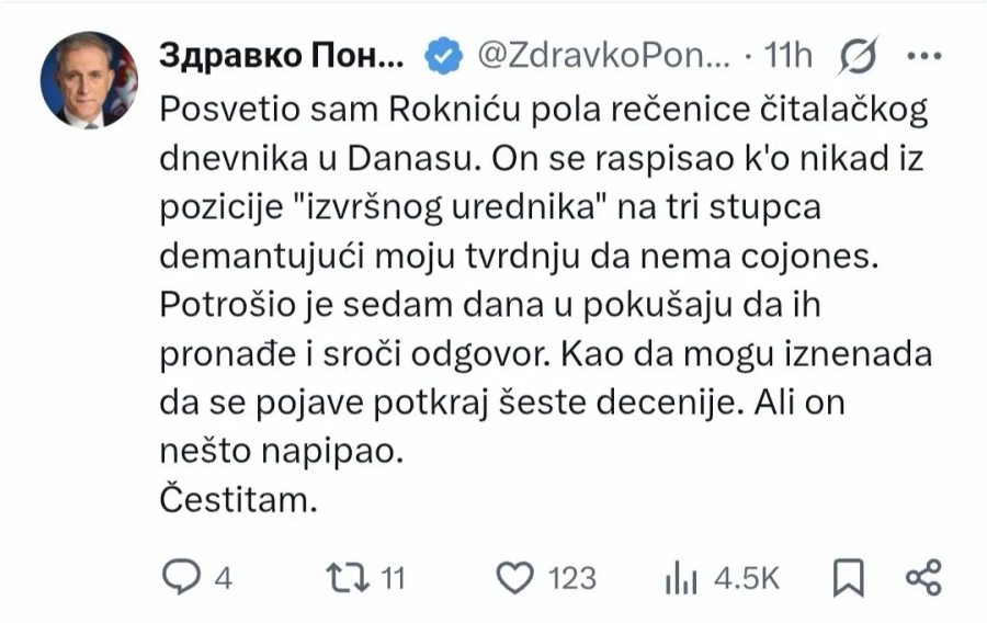 Rasplamsao se rat među blokaderima; Ponoš izgubio sve živce FOTO