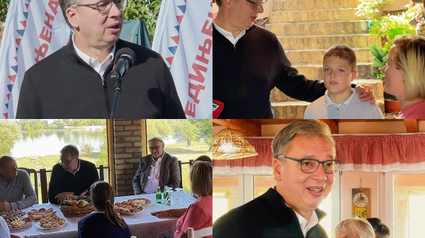 Vučić with the people in Sremski Karlovci; "Let's win decisively, by a margin of 500,000 votes" VIDEO