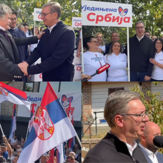 Vučić nastavio da obilazi Srbiju; Razgovara sa meštanima; "Da pobedimo ubedljivo, sa 500.000 glasova razlike"