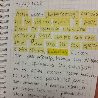 Pronađen dnevnik blokadera prilikom istrage smrti studentkinje na Filozofskom; Da li je ovo borba za pravdu?