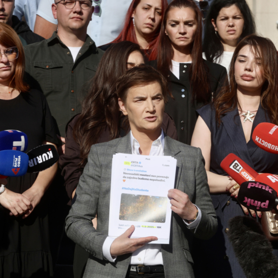 Brnabić: "CRTA je sve samo ne nepristrasna i objektivna nevladina organizacija"; "Oni su politički akteri"