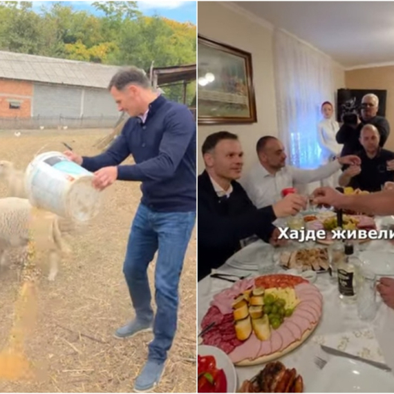 Mali posetio porodicu Pantić u Draževcu: "Zajednično je temelj naše porodice"; "Baš za to se bori naša lista"
