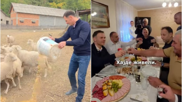 Mali posetio porodicu Pantić u Draževcu: "Zajednično je temelj naše porodice"; "Baš za to se bori naša lista"