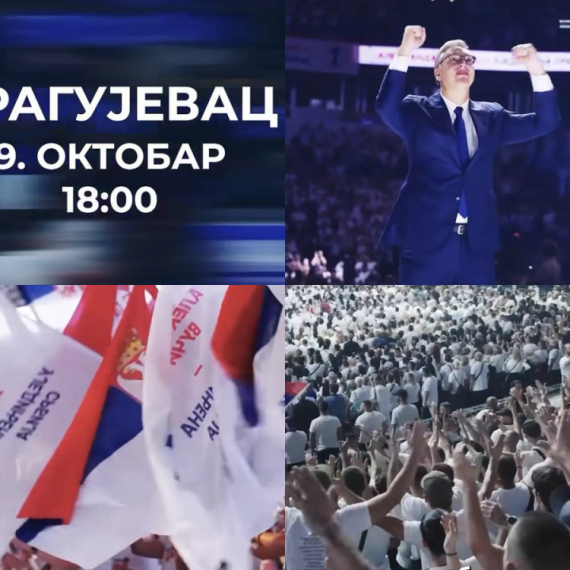 Vučić pozvao građane na skup u srcu Šumadije: "Ujedinjeni za Srbiju! Vidimo se u Kragujevcu" VIDEO
