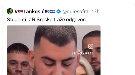 Blokader brutalno izvređao Srbe iz Republike Srpske: "Vi ste genocidna tvorevina, Šumski Rajh" FOTO